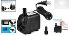 Submersible Water Pump 220gph Adjustable Flow For Fountain Aquarium Hydroponics