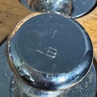 Vintage Chrome Plated Balance Scale Calibration Weight Set With Wood Storage Box