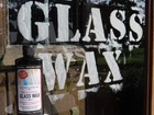 Glass Wax Polish For Windows  Mirrors   Metal - Easy Apply   Remove  Usa Made