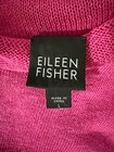 Eileen Fisher Pink Linen Sweaater Women s L