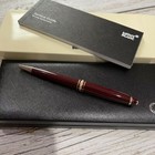New Meisterstuck Burgundy 164p Red Classique Gold Trim Ballpoint Pen