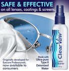Clear View Lens Cleaner Kit   Includes 1 Flip-top Refill Bottle  8 Oz   2 Spr   