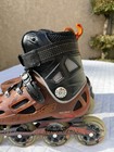Rollerblade Rb-8 Platinum Rb 8 Inline Skates Black   Orange Size 9 42 90mm Wheel