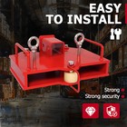 2   Forklift Trailer Hitch Receiver Dual Pallet Forks Towing Adapter  attachment