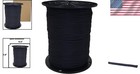 Versatile 500  Black Bungee Cord - 3 16 Inch  Marine Grade   Abrasion Resistant