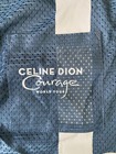 Rare Celene Dion 2019 Courage Tour Work Vest  Crew Shirt  L-xl  Blue