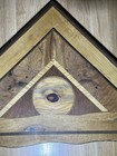 Vintage Gable Architectural Accent Decorative Millwork Custom Hanging Insert    