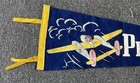 Vintage Wwii Us Army Air Forces Pendleton Field Oregon Felt Pennant Airplane