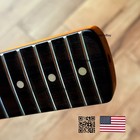 Vintage 21 Fret Roasted Maple Rosewood Strat Neck Satin Fit Fender Body Vsrx  