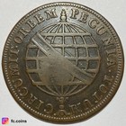 Brazil - Shield Cs  1809  On Xl Reis 1787  lisbon  - Copper Coin -  fc coins