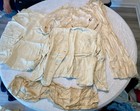 Vintage 1917 Wedding Dress White Floral Skirt Usa Bride Grandmother Marriage