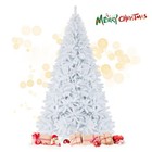 9ft White Christmas Tree Classic Pine Tree Pvc Material Thicken Tips white 