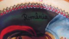 Vintage Hand Painted Wood Plate Romania Folk Art Traditional Romanian Woman 6 5 