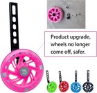 Training Wheels Bicycle For 12 14 16 18 20inch Bike W flash Light Wheel 1pair