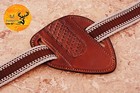 Custom Handmade Pure Cow Leather Sheath For Fixed Blade   Folding Knife 1307