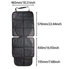 Car Seat Protector Mat Booster Padded Cushion Leather Cover Kick Mat Pads Baby