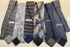 Lot Of 6 Vintage Men   s Name Brand Ties Plus One Extra