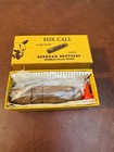 Vintage Burnham Brothers Wild Life Predator Fox Call W  Box Marble Falls Tx Usa
