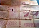 Vtg 1940s Transfer Pattern Variety Motifs Pattern Uncut   Bonus