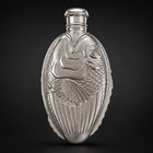 Vintage Towle Silverplate 6    Fish Shaped Liquor Flask  1920   s 