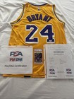 Kobe Bryant Psa Certified Autographed La Lakers Jersey W free Kobe Psa 10 Slab