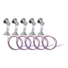 Ho Scale Model Railway Lamp Led Spotlight Flood Lights 5pcs Warm White
