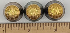 Lot Of 3 Vintage Cloisonn     Enamel Brass Thimbles Bird Flowers Free Shipping