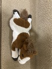 Fao Schwarz 2020 Brown   White Pinto Horse Plush Stuffed Animal