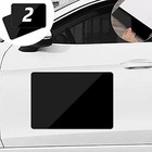 2 Pack Black Blank Car Magnets With 50 Mils  Prevent Car 17 x12 -2 Pack-black