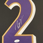 Ray Lewis Signed Jersey In 35x43 Frame  - Baltimore Ravens Hof - Jsa Cert Coa