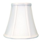   Inc   true Bell Lamp Shade With Round Clip  White  3 75   X 7   X 6 75        