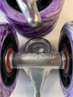 Sure Grip Twister Purple White Swirl 62mm Roller Skate Speed Wheels Truck Abec 5
