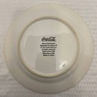 Coca Cola Santa Claus Rests 8  Plate Sakura Stoneware Christmas Santa Village