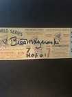 Pirates Bill Mazeroski Signed Hof 01 World Series Game 7 Ticket Stub Reprint