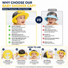 2 Adjustable Baby Shower Cap For Kids  Shampoo Bath Wash Hair Shield  Child Safe