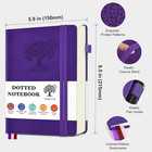 Dotted Journal Notebook For Men   Women  160 Pages Dot Grid Notebook  A5 Hardcov
