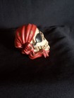 Novelty Skull Pirate Head Figurine Halloween Decor 3 5  Skeleton Head Pirates 