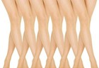 6 Pairs Women   s Ultra Sheer Pantyhose 20 Denier Silky Soft Stretchy Tights M-l