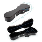 New 21  Soprano Black Protable Hard Shell Ukulele Case