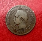 1853-a French 10 Centimes Coin   Enn Coins