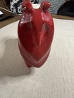Vintage Inarco Japan Red Ceramic Collie Lassie Dog Figurine Mid Century 6 5in