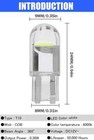 Toryor 194 Led Light Bulb White 6000k Pack Of 30  168 2825 W5w T10 Wedge