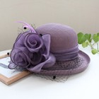Bridal Fascinator Lace Tea Party Hat Women s Kentucky Derby Church Sun-hat Dress