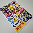 Motorbike Sticker Sheet A4 Graphics Decals Sponsor For Suzuki Yamaha Ducati Ktm