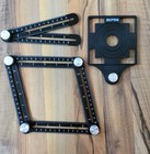  multi-functional Template Tool  Black 6 Sided Angle Measurement Tool New 