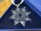 Swarovski 2013 3  Crystal Christmas Ornament In Original Box  Euc