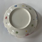 Hand Painted 10    Ceramic Christmas Bowl Of The Coton Colors  express  Line