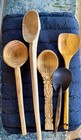 Five Hand-carved International Wood Spoon Collection From Different Countries
