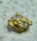 Natural Arizona Placer Gold Nugget  Quartz Matrix Specimen  1 Gram  Pendant Size
