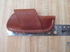 Case Leather Belt Loop Knife Sheath Brown Large Side Draw Belt Sheath